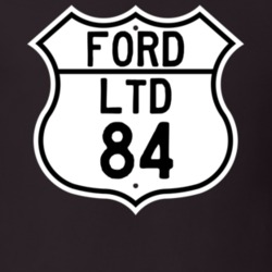 1984 LTD Custom Highway Route Sign T Shirt