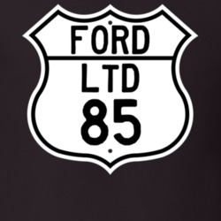 1985 LTD Custom Highway Route Sign T Shirt