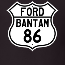 1986 Bantam Custom Highway Route Sign T Shirt