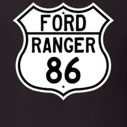 1986 Ranger Custom Highway Route Sign T Shirt