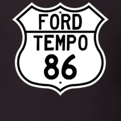 1986 Tempo Custom Highway Route Sign T Shirt