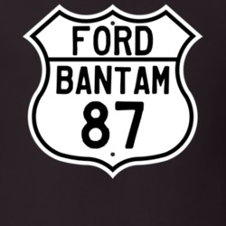 1987 Bantam Custom Highway Route Sign T Shirt