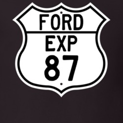 1987 EXP Custom Highway Route Sign T Shirt