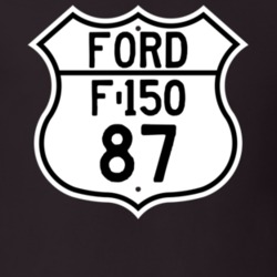 1987 F-150 Custom Highway Route Sign T Shirt