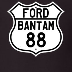 1988 Bantam Custom Highway Route Sign T Shirt