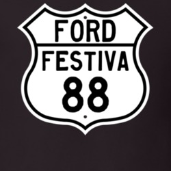 1988 Festiva Custom Highway Route Sign T Shirt