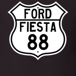 1988 Fiesta Custom Highway Route Sign T Shirt