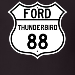 1988 Thunderbird Custom Highway Route Sign T Shirt
