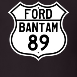 1989 Bantam Custom Highway Route Sign T Shirt