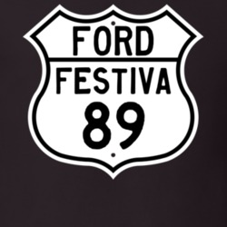1989 Festiva Custom Highway Route Sign T Shirt