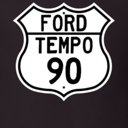 1990 Tempo Custom Highway Route Sign T Shirt