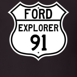 1991 Explorer Custom Highway Route Sign T Shirt