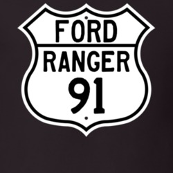 1991 Ranger Custom Highway Route Sign T Shirt