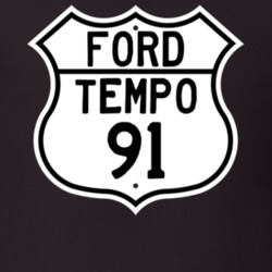 1991 Tempo Custom Highway Route Sign T Shirt