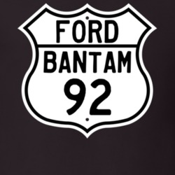 1992 Bantam Custom Highway Route Sign T Shirt