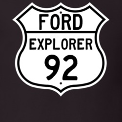 1992 Explorer Custom Highway Route Sign T Shirt