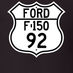 1992 F-150 Custom Highway Route Sign T Shirt