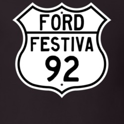 1992 Festiva Custom Highway Route Sign T Shirt