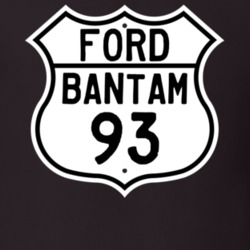 1993 Bantam Custom Highway Route Sign T Shirt
