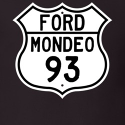 1993 Mondeo Custom Highway Route Sign T Shirt