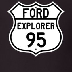 1995 Explorer Custom Highway Route Sign T Shirt