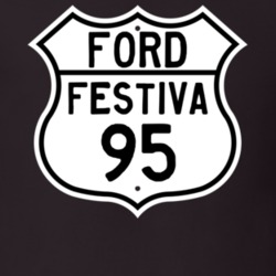 1995 Festiva Custom Highway Route Sign T Shirt