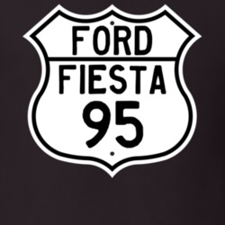 1995 Fiesta Custom Highway Route Sign T Shirt
