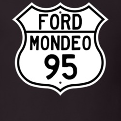 1995 Mondeo Custom Highway Route Sign T Shirt