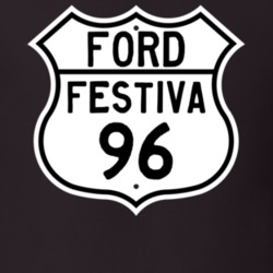 1996 Festiva Custom Highway Route Sign T Shirt