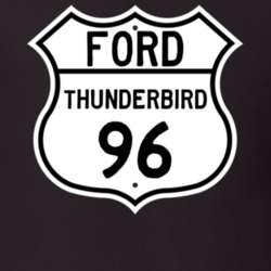 1996 Thunderbird Custom Highway Route Sign T Shirt