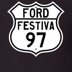 1997 Festiva Custom Highway Route Sign T Shirt