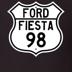 1998 Fiesta Custom Highway Route Sign T Shirt