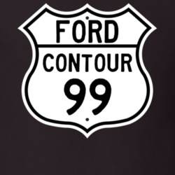 1999 Contour Custom Highway Route Sign T Shirt