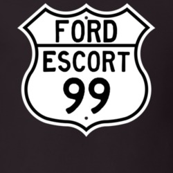 1999 Escort Custom Highway Route Sign T Shirt