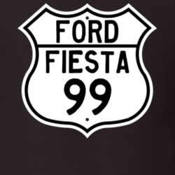 1999 Fiesta Custom Highway Route Sign T Shirt