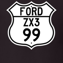 1999 ZX3 Custom Highway Route Sign T Shirt