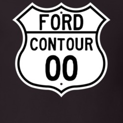 2000 Contour Custom Highway Route Sign T Shirt