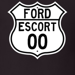 2000 Escort Custom Highway Route Sign T Shirt