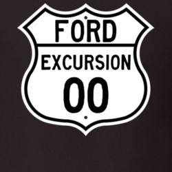 2000 Excursion Custom Highway Route Sign T Shirt