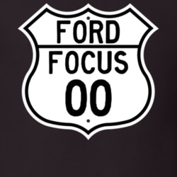 2000 Focus Custom Highway Route Sign T Shirt