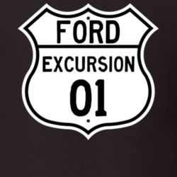 2001 Excursion Custom Highway Route Sign T Shirt