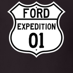 2001 Expedition Custom Highway Route Sign T Shirt