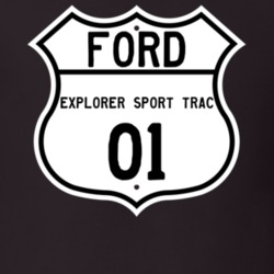 2001 Explorer Sport Trac Custom Highway Route Sign T Shirt