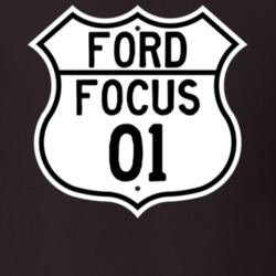 2001 Focus Custom Highway Route Sign T Shirt