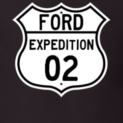 2002 Expedition Custom Highway Route Sign T Shirt