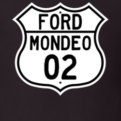 2002 Mondeo Custom Highway Route Sign T Shirt