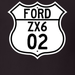 2002 ZX6 Custom Highway Route Sign T Shirt