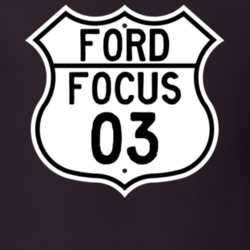2003 Focus Custom Highway Route Sign T Shirt