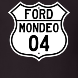 2004 Mondeo Custom Highway Route Sign T Shirt