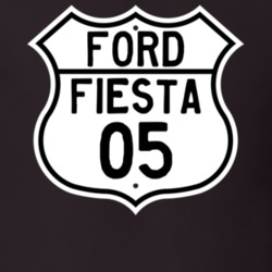 2005 Fiesta Custom Highway Route Sign T Shirt